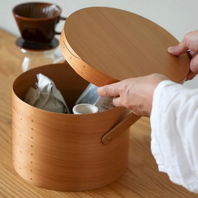 SHAKER ROUND HANDLE BOX M L / シェーカーハンドルボックス / ラ