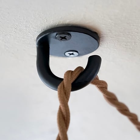 Ceiling Hook / IRON BLACK , BRASS / シーリングフック / 2個入り