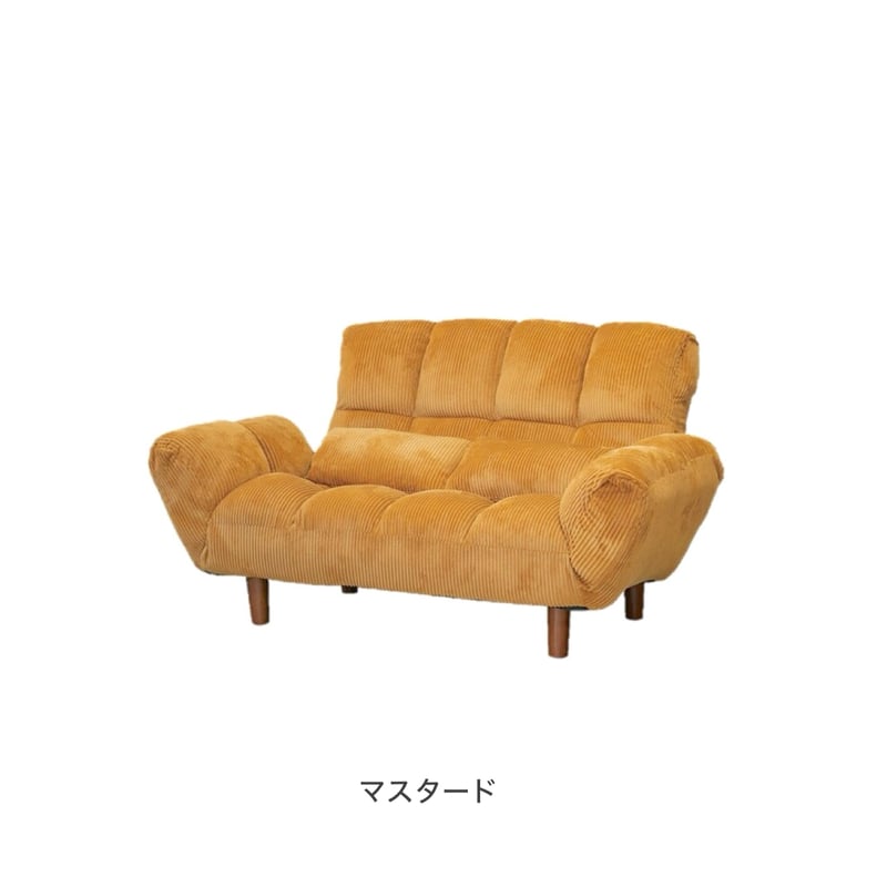 couch sofa corduroy / カウチソファ / 座り心地の良い横たわれる2人
