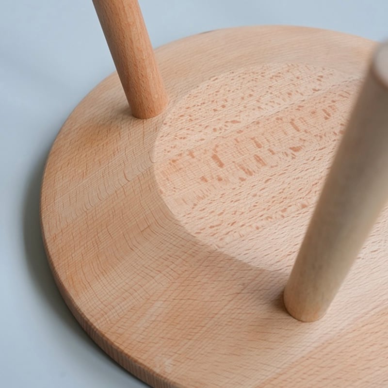 3 legs stool round / H250mm / 洗練された3本レッグの木製スツール