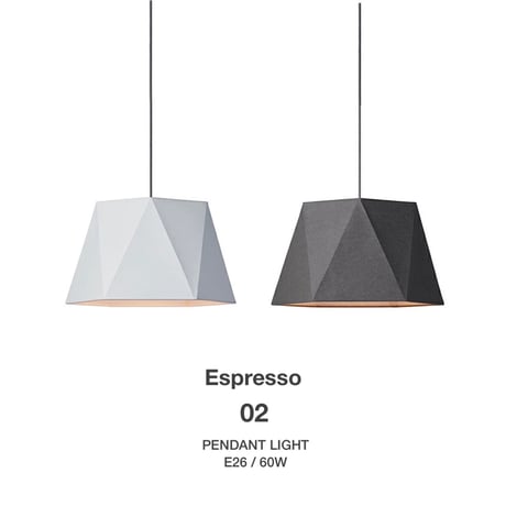 Espresso 2-pendant / ペンダントライト 1灯 E26 60W 布シェード LED対応 布製 木製 無垢材 北欧 シンプル ナチュラル  /  ARTWORK STUDIO
