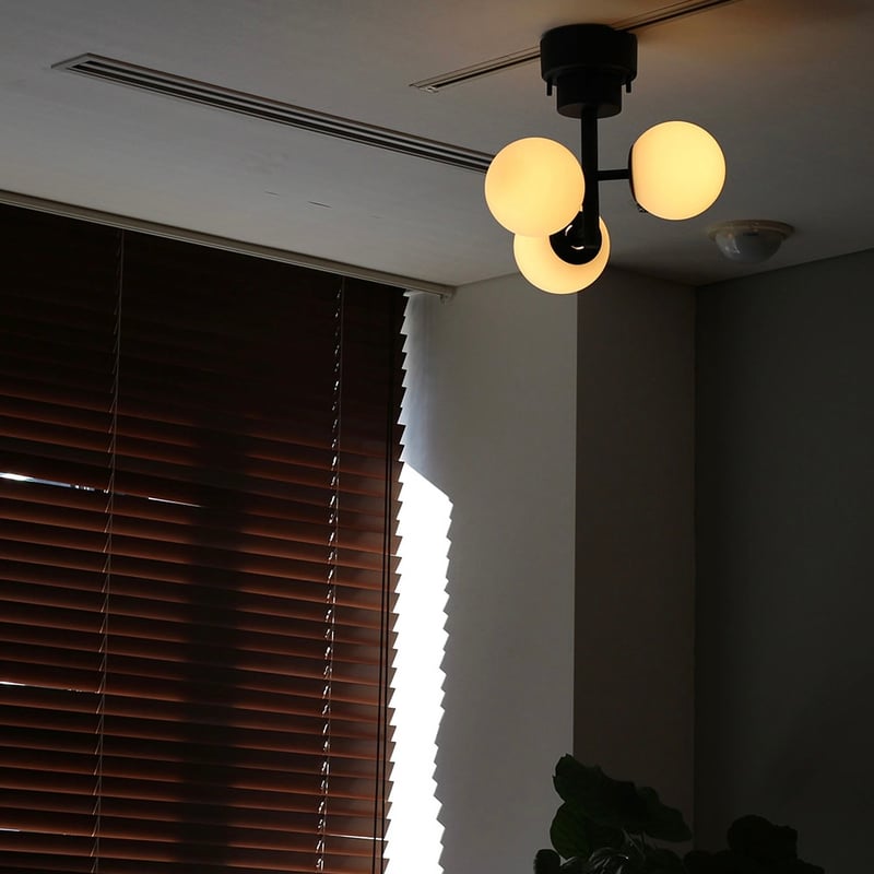 美品　BRID TINY GLASS CEILING LIGHT 3 003365 TINY GLASS CEILING LIGHT 3 | BRID