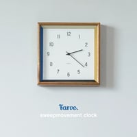 Farve sweepmovement clock / 豊かな色彩が織りなすアートパネルのようなウォールクロック / BLUE , RED