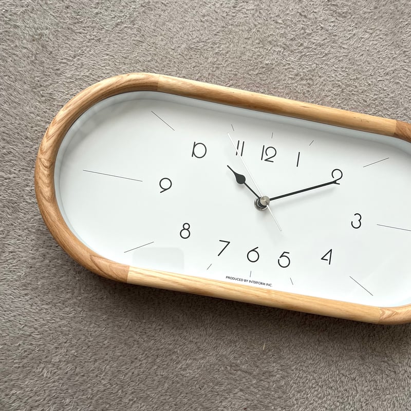 Curva wall clock / 壁掛け時計 / 北欧 / ミッドセンチュリー / 無音