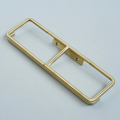 KT brass paper holder / 他にはない個性的なデザインの トイレットペーパーホルダー / シングル , ダブル