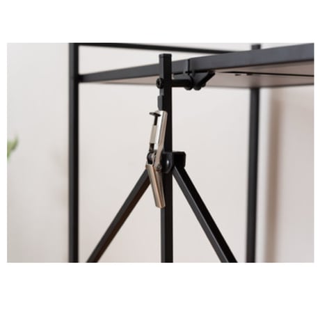 FOLDING kitchen" RACK / white , black / キッチンラック / レンジラック