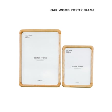 OAK WOOD POSTER FRAME / 美しい木目と自然な表情が魅力のA4サイズのポスターフレーム