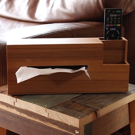 BRID WOOD TISSUE CASE / ウッド ティッシュケース /リモコン 文具収納 / ティッシュボックスケース