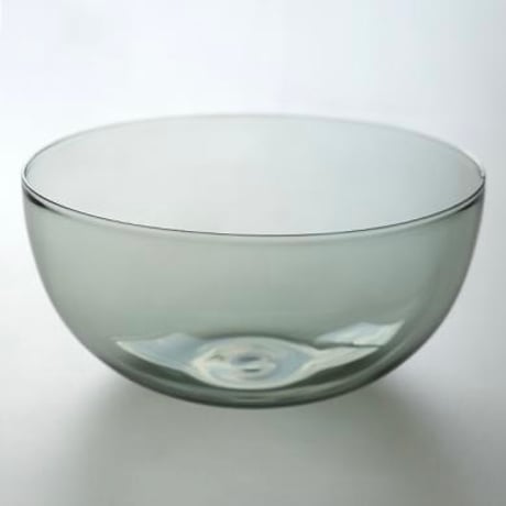 GRASS BOWL / Sサイズ , Lサイズ / たっぷりのサラダやパスタの盛り付けに /ガラス食器 / ラゴム ガラスボウル  / グレー , ブルー , イエロー