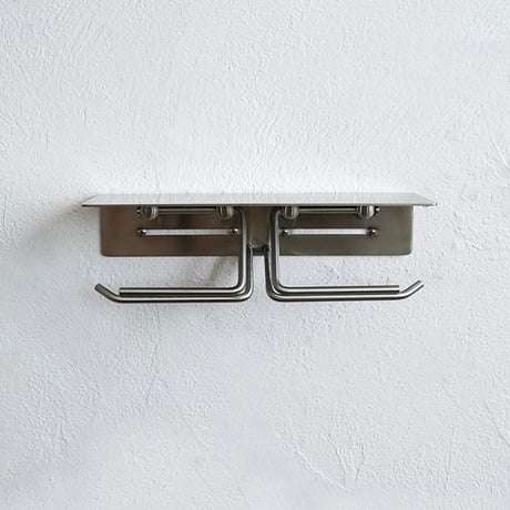 STAINLESS toilet "PAPER HOLDER / PUT スタイリッシュハウスパーツシリーズ / ダブルペーパーホルダー