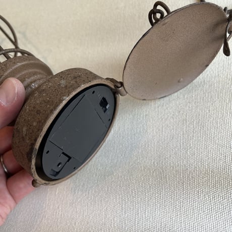 VINTAGE CHAIN  LAMP / アイアン ヴィンテージ ランプ  LED電球ランプ/ 単3電池2本使用（別売） ハンギングランプ