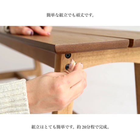 オーク材のダイニングベンチ / 二人で使える木目のキレイな横幅100cmのベンチ / リビング ダイニング チェア / ベンチ / ダイニングテーブル / 2人掛け