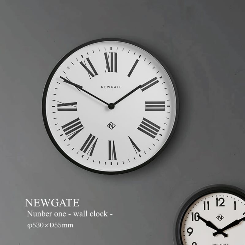 ニューゲート掛け時計Electric ブラック NEWGATE