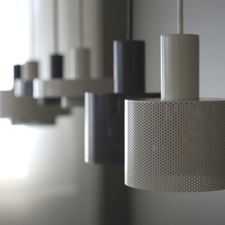 AXCIS ペンダントライトセット / KT punching light lofty 100  / E26 LED / WHITE , GRAY / ダイニング キッチン照明