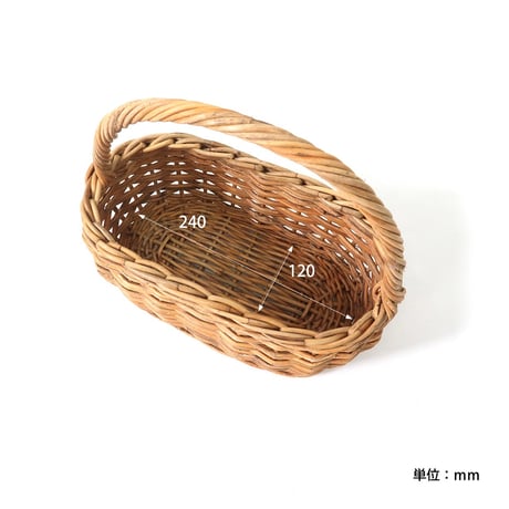 THE AROROG OVAL BASKET / キッチン収納 / グリーンバスケット