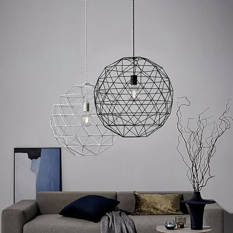 アークペンダントライト / Arc-pendant / LED電球付き / ペンダントライト / 存在感ながら透過性あるデザインで空間の圧迫も無く明かりも全方向 / ARTWORK STUDIO