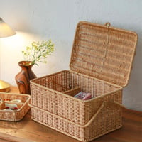 NATURAL STORAGE BOX / sewing / first aid kit / 置いてあるだけで空間にやさしくなじむ実用性とデザイン性を兼ね備えた収納ボックス