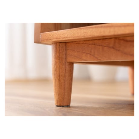 WOOD × RATTAN NIGHT TABLE / ナチュラルなスタイルのかごめ編みラタンを使用したナイトテーブル / 北欧スタイル / ナチュラルインテリア / サイドテーブル