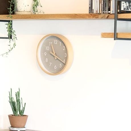 WOOD WALL CLOCK / CAMPAS / Lサイズ / 掛け時計 / ナチュラルスタイリング 北欧インテリア