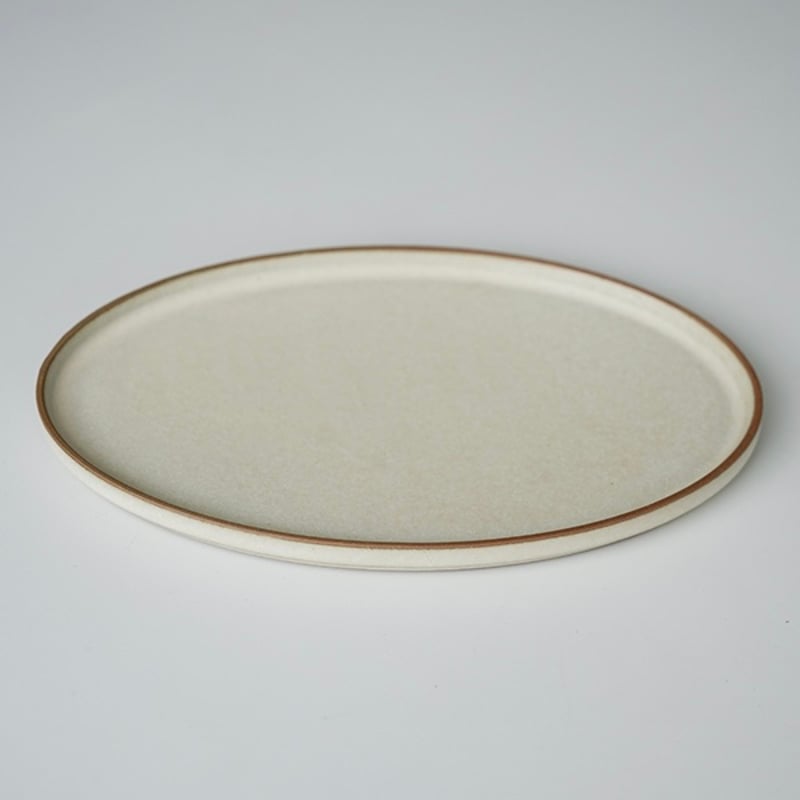 AXCIS PURE FLAT OVAL PLATE / マットな質感のナチュラルモダンな陶器