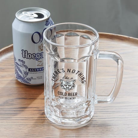 BEER LOVER MUG -PACK2- / ポップなタイガーのイラストが目を惹くユニークなビールジョッキ2個セット