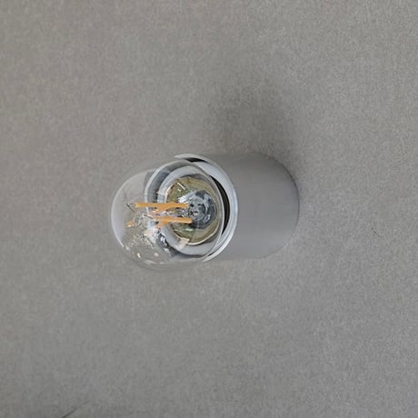 Cylinder light / 限りなくシンプルに仕上げたレセップライト / シャープなアルミニウムと上質な輝きの真鍮 / LED電球専用 / 壁付け照明 / シリンダーライト