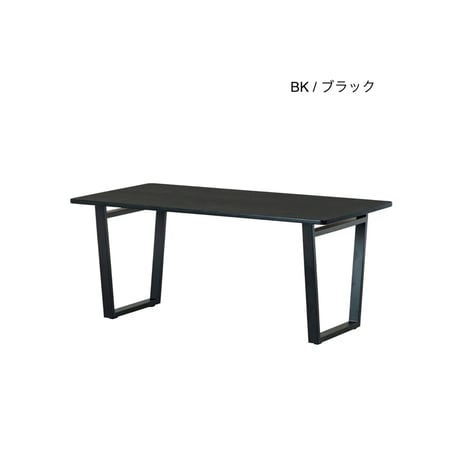 ASH + STEEL LEG DINING TABLE 1600 / BROWN , BLACK / アッシュ無垢材のベーシックなダイニングテーブル