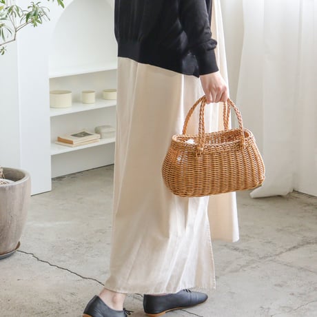 UTILE OVAL BAG / ユティル ナイール オーバルバッグ / ナチュラル