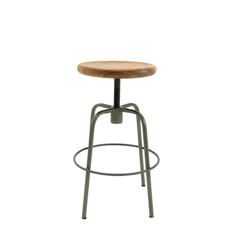IRON × WOOD STOOL / 無骨さが空間を引き締めるアークスツール