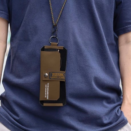 TAPE SUN GLASSES HOLDER / WOLF BROWN , BLACK / サングラスケース / 眼鏡ケース