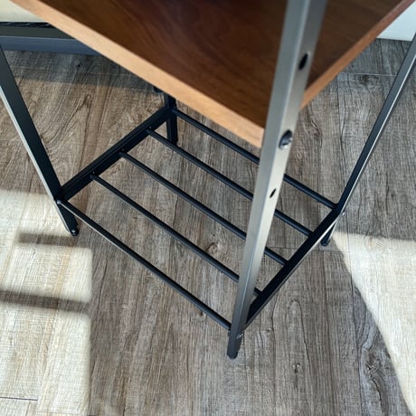 ブルックリンスタイル ラフでスリムな4段ラック  - WALNUT BROWN -  W350×D275×H1000mm / 4段シェルフ / ラック/ デスクサイドシェルフ / anthem