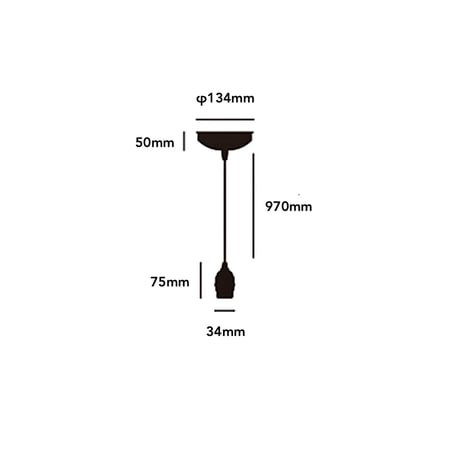 Mini Laiton - pendant / E17 / ソケットと電球 シンプルに存在感を放つペンダントライト / AWS
