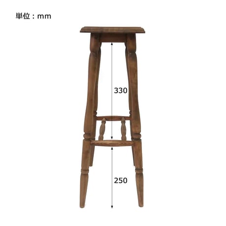 PINE WOOD FLOWER STAND / 天然木 パイン材を使った フラワースタンド / ナチュラルインテリア / アンティーク  ナインマーケ/ 約w330×d250×h655mm