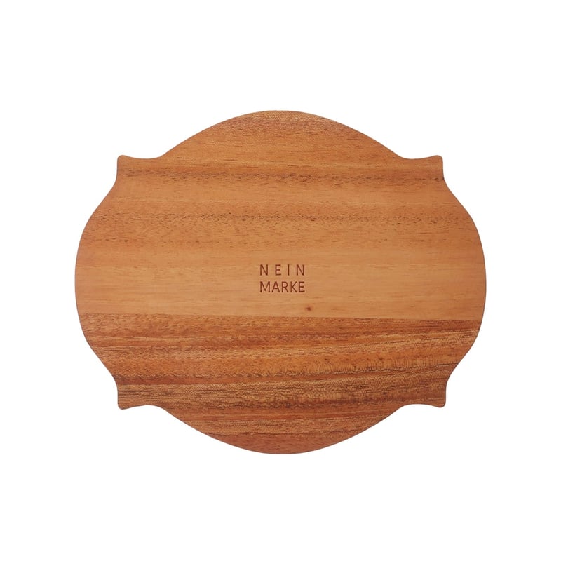 MAHOGANY PLATE / マボガニーウッドのアンティークデザインの木製 