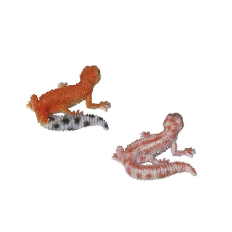 REPTILES MAG   LEOPARD GECKO BABY  ▷ リアルな生きもの造形マグネット ▷ ALBINO & SUPER HYPO TANGERINE ベイビー