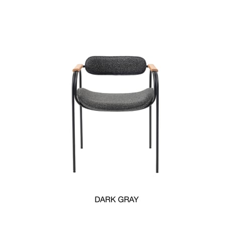 STYLISH ARM CHAIR / GRAY , DARKGRAY / スタイリッシュアームチェア