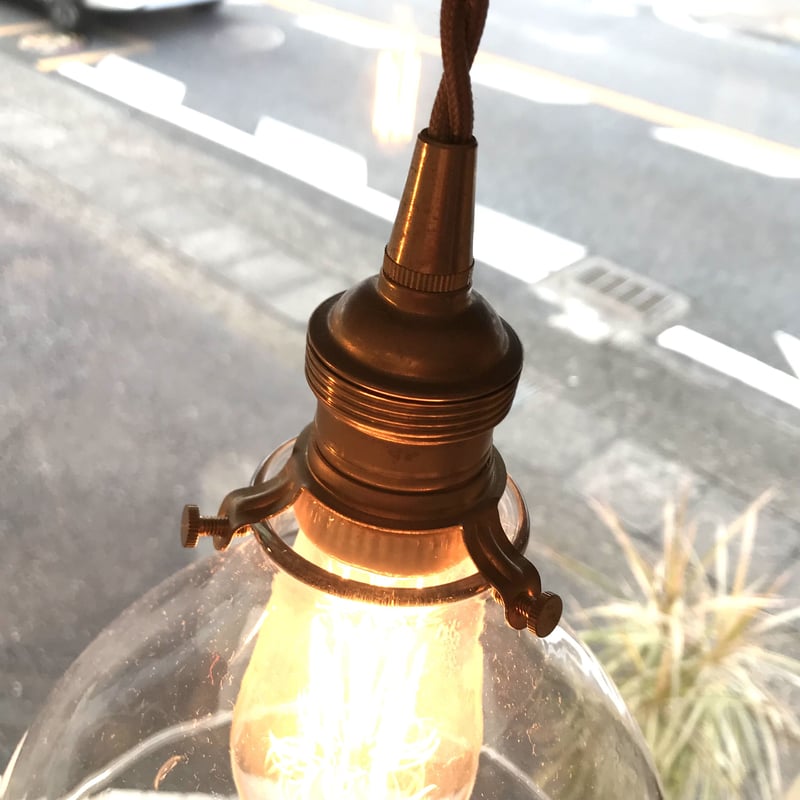 AXCIS ガラスペンダントライト / ガラスシェード BUMP バンプ / 真鍮