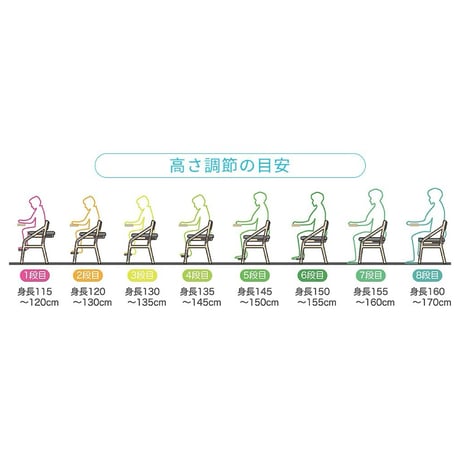 KODOMO CHAIR / 人間工学に基づき集中力が続く姿勢をキープする / デスクチェア / ダイニング学習
