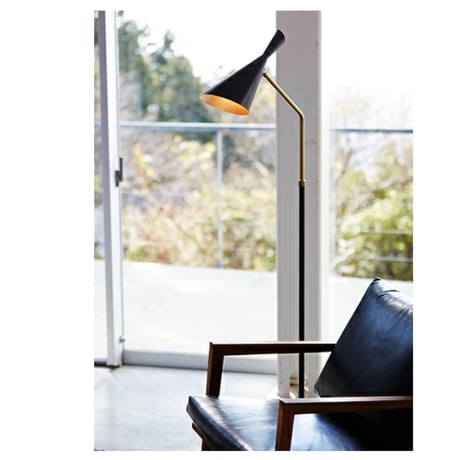 Genesis-floor lamp / ノスタルジックな洗練されたデザイン / フロアランプ  1灯 E26 60W アルミ スチール 角度調整可能 ロータリースイッチ LED対応