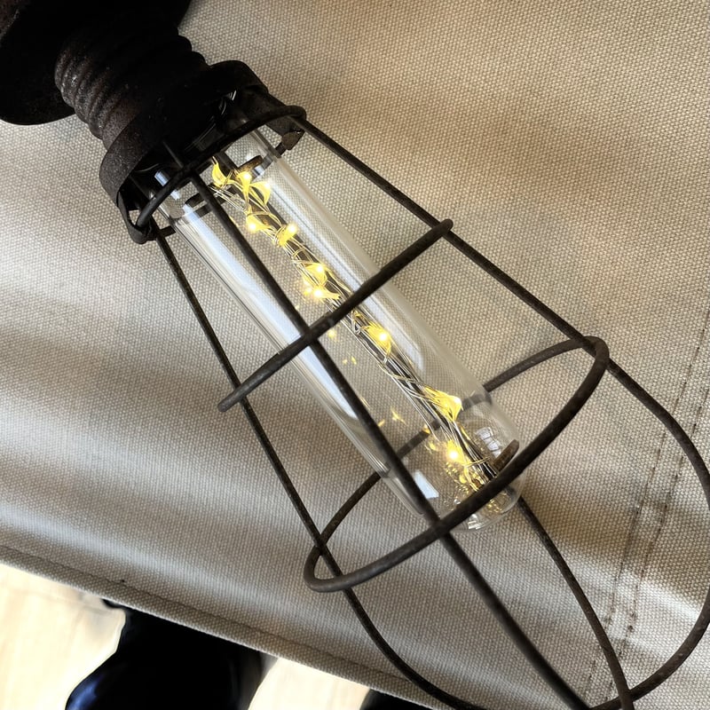 VINTAGE CHAIN LAMP / アイアン ヴィンテージ ランプ LED電球ランプ