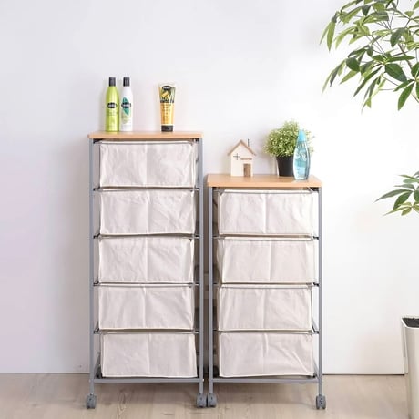 NATURAL CANVAS chest" 04 / 05 ナチュラルな雰囲気がお部屋に馴染むキャンバス引き出し
