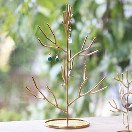 ツリー型のおしゃれなアクセサリースタンド / ピアス / アクセサリーホルダー / 店舗什器