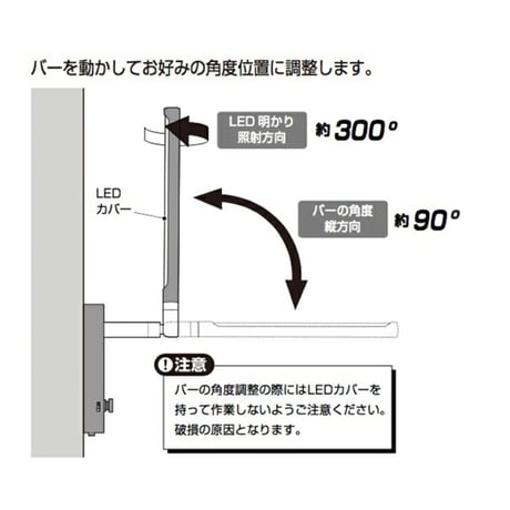 Vision LED-wall lamp /ウォールランプ / フロアランプ / ベッドサイドライト / LED内蔵  角度調整 / ARTWORK STUDIO