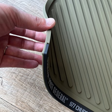ＲＵＢＢＥＲ ＤＯＯＲ ＭＡＴ / シンプルにおしゃれなラバー素材のドアマット / オリーブ , ブラック / サイズ W600×D300×H6mm / POST GENERAL