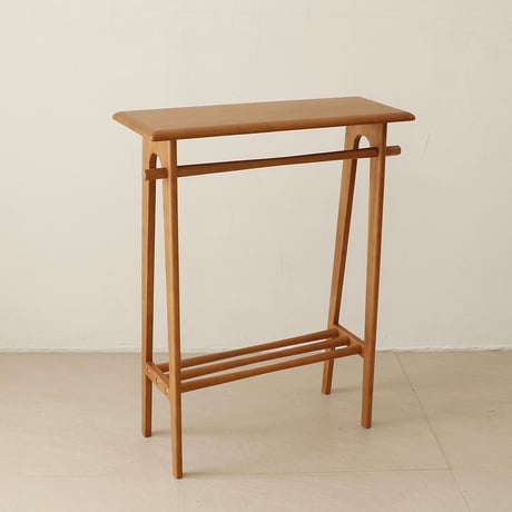 Console Table / シンプルでスマートなフォルム 美しい天然木のコンソールテーブル