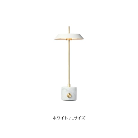 INNOCENCE LED - TABLE LAMP / 異なる素材を組み合わせた ミッドセンチュリーテイストのテーブルランプ / WHITE , GREIGE , BLACK