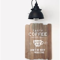 デザインボード / COFFEE SHOP /W40×H55cm / カフェインテリア 壁面装飾 ウォールデコ