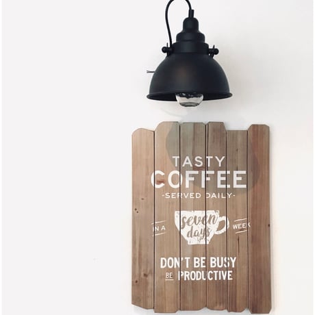 デザインボード / COFFEE SHOP /W40×H55cm / カフェインテリア 壁面装飾 ウォールデコ