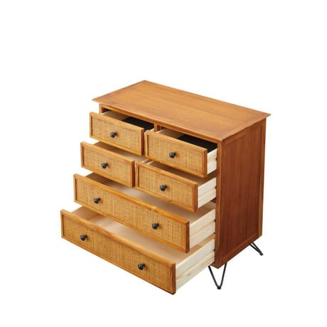 TEAK WOOD CHEST / チーク材のチェスト / リビング収納 / リビングチェスト / ランドリールーム / 引き出し / タンス
