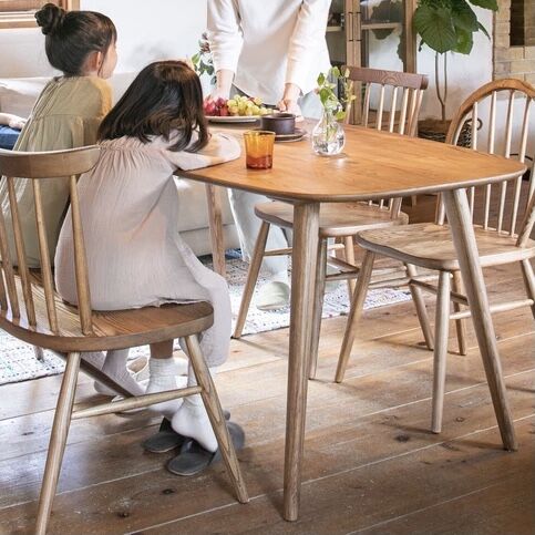 ダイニングテーブル　北欧スタイル！アッシュナチュラル アッシュ材ダイニングセット4人掛けナチュラル｜北欧家具